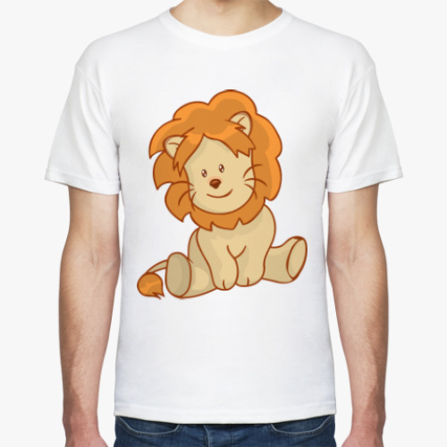 Футболка с принтом Лев