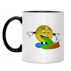 Кружка двухцветная