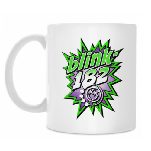 Кружка с принтом Blink-182