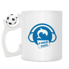 Кружка с футбольным мячиком