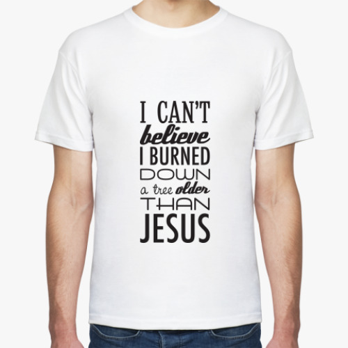 Футболка с принтом 'Jesus'