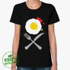 Женская футболка органик