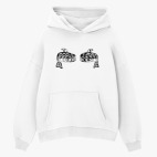 Толстовка худи оверсайз