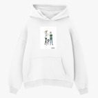 Толстовка худи оверсайз