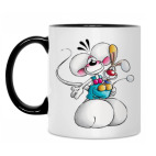 Кружка двухцветная