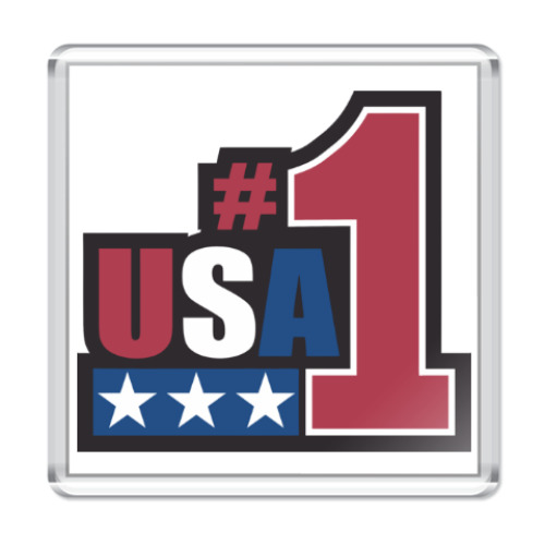 Магнит с принтом USA 1