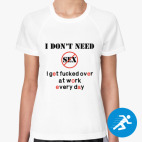 Женская спортивная футболка