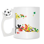 Кружка с футбольным мячиком