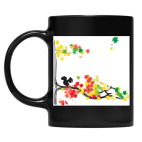 Кружка цветная UV-DTF