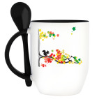 Кружка с ложкой