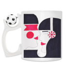 Кружка с футбольным мячиком