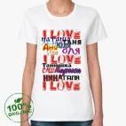 Женская футболка органик