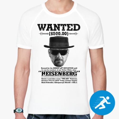 Спортивная футболка с принтом Heisenberg