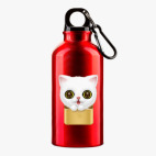 Металлическая бутылка 400 мл UV-DTF