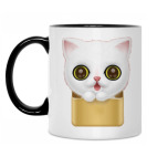 Кружка двухцветная