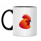 Кружка двухцветная