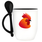 Кружка с ложкой