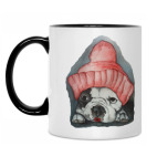 Кружка двухцветная