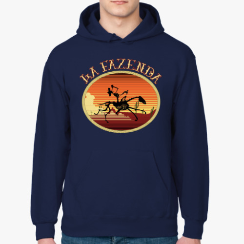 Толстовка худи с принтом LA FAZENDA