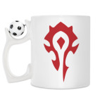 Кружка с футбольным мячиком