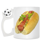 Кружка с футбольным мячиком