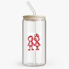 Банка с бамбуковой крышкой