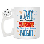 Кружка с футбольным мячиком