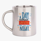 Кружка металлическая