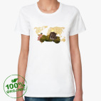 Женская футболка органик
