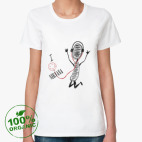 Женская футболка органик