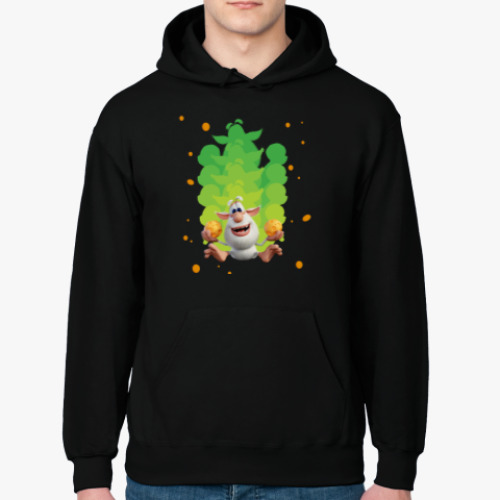 Толстовка худи с принтом Скользящий Буба