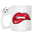 Кружка с футбольным мячиком