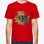 Медведь. Деревья. Темный лес.