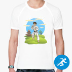 Мужская спортивная футболка