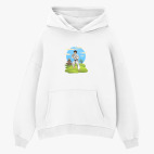 Толстовка худи оверсайз