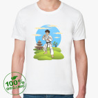 Мужская футболка органик