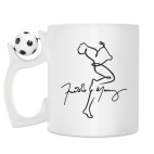 Кружка с футбольным мячиком