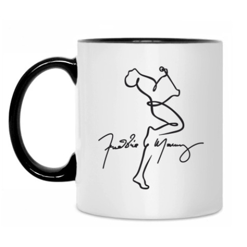 Кружка с принтом Freddie Mercury