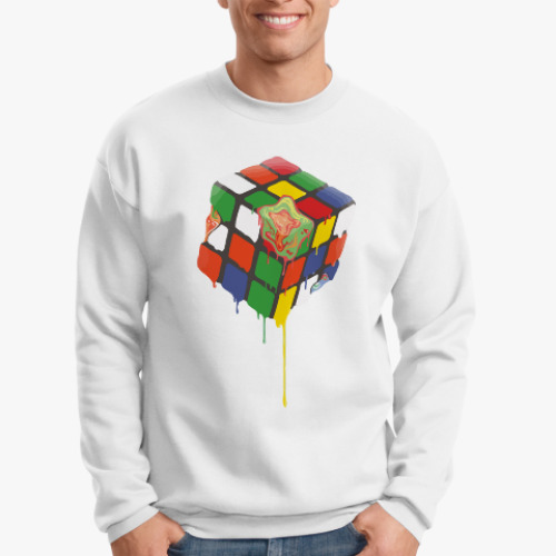 Свитшот с принтом Кубик Рубика | Rubiks Cube