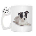 Кружка с футбольным мячиком