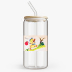 Банка с бамбуковой крышкой