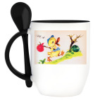 Кружка с ложкой