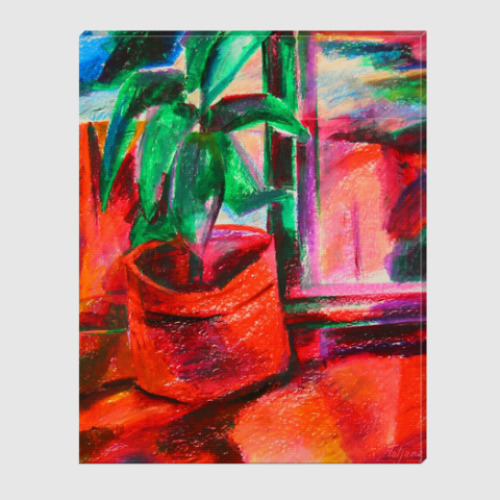 Холст с принтом ЦВЕТОК