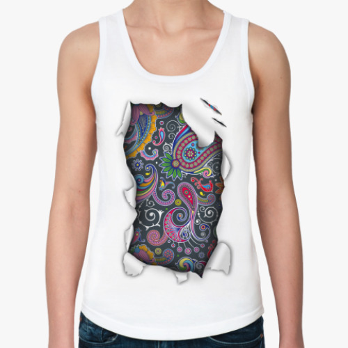 Женская майка Пейсли