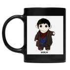 Кружка цветная UV-DTF