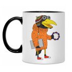 Кружка двухцветная