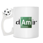 Кружка с футбольным мячиком