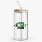 Банка с бамбуковой крышкой