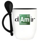 Кружка с ложкой