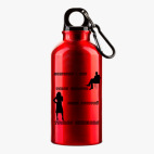 Металлическая бутылка 400 мл UV-DTF